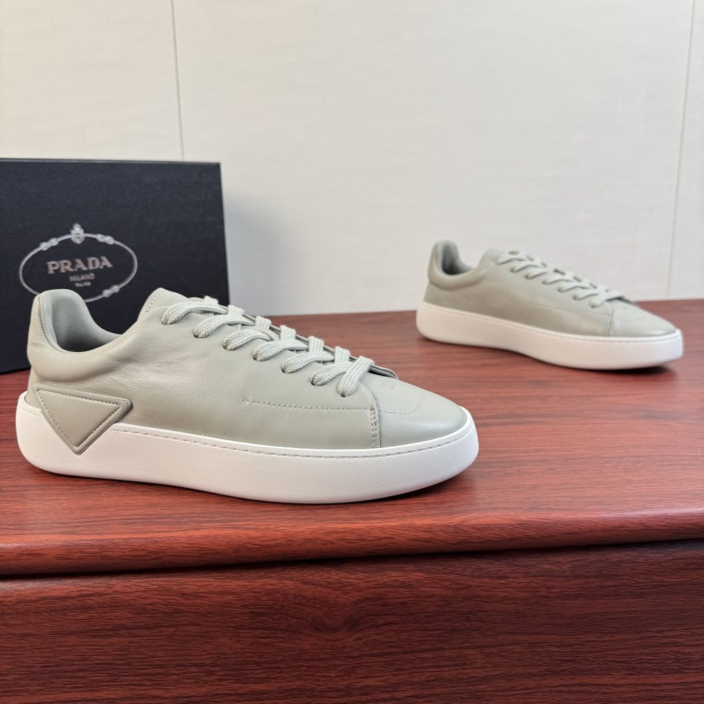 Prada Triangle Detail Low-Top Sneakers — front