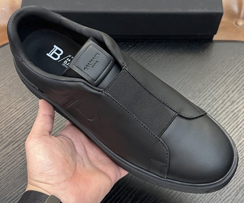 Balmain B-Skate Slip-On Sneakers — front