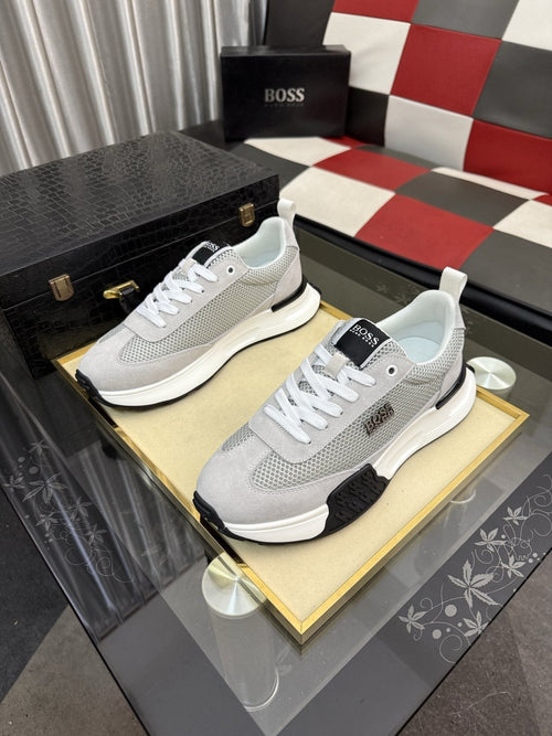 BOSS Mesh Low-Top Sneakers — front
