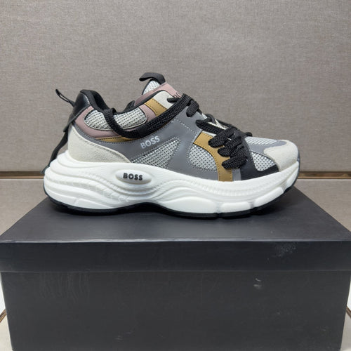 BOSS Mesh Panel Low-Top Sneakers — hero