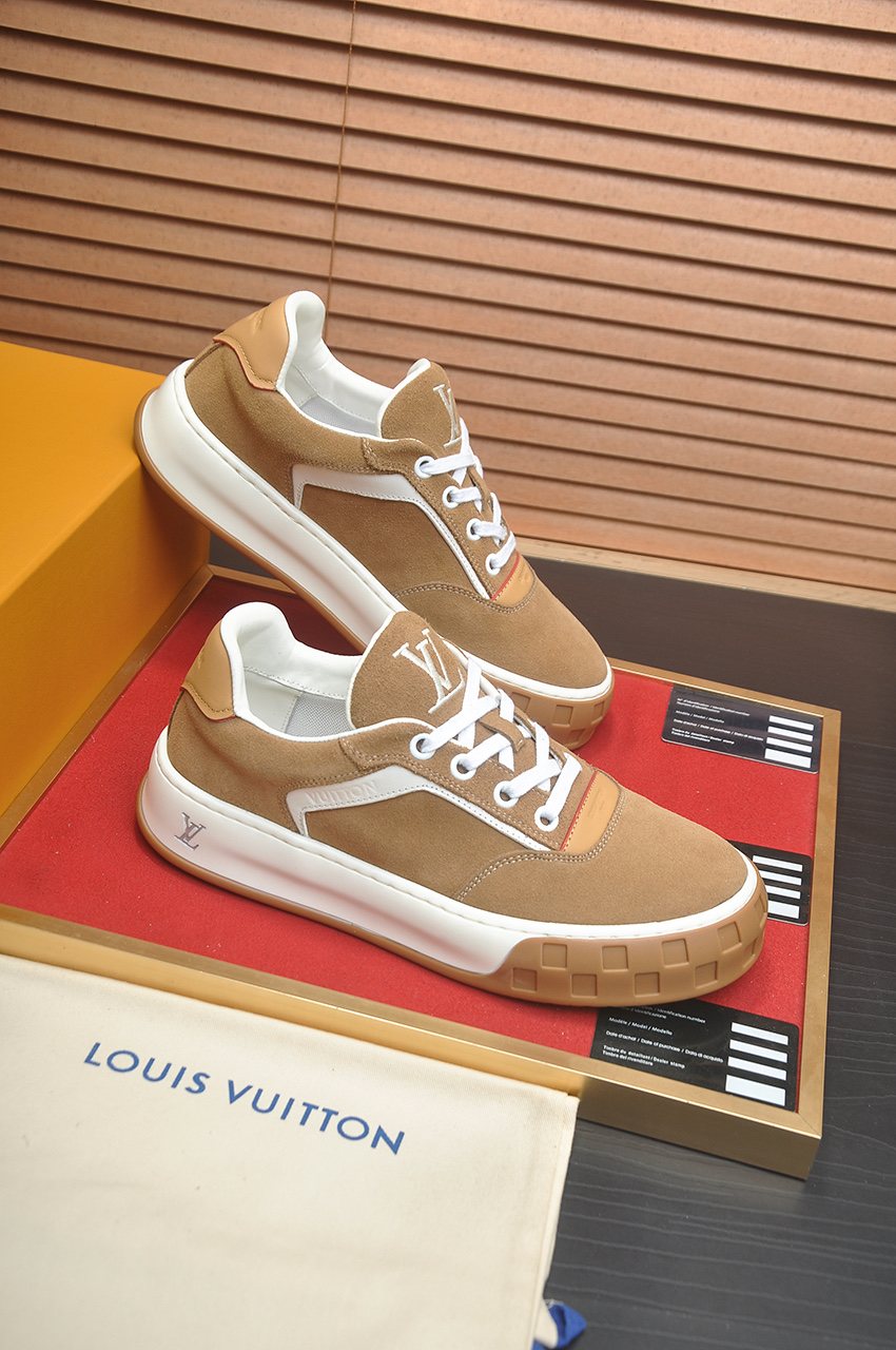 Louis Vuitton Paneled Low-Top Sneakers — hero