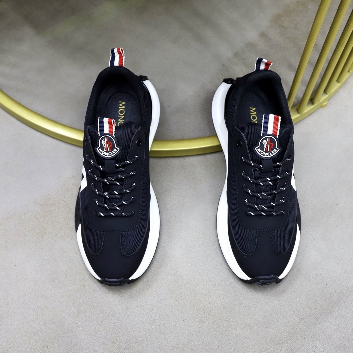 Moncler Contrast Sole Low-Top Sneakers — front