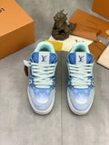 Louis Vuitton Blue Low-Top Sneakers — hero