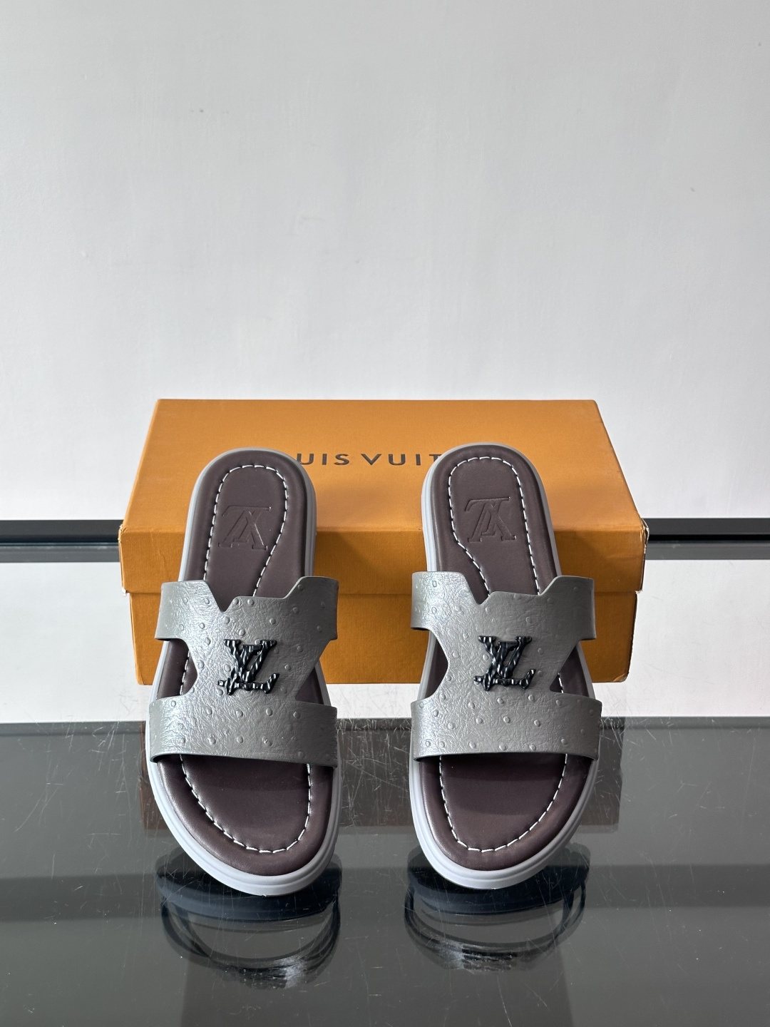 Louis Vuitton Isola Monogram Slide Sandals — hero