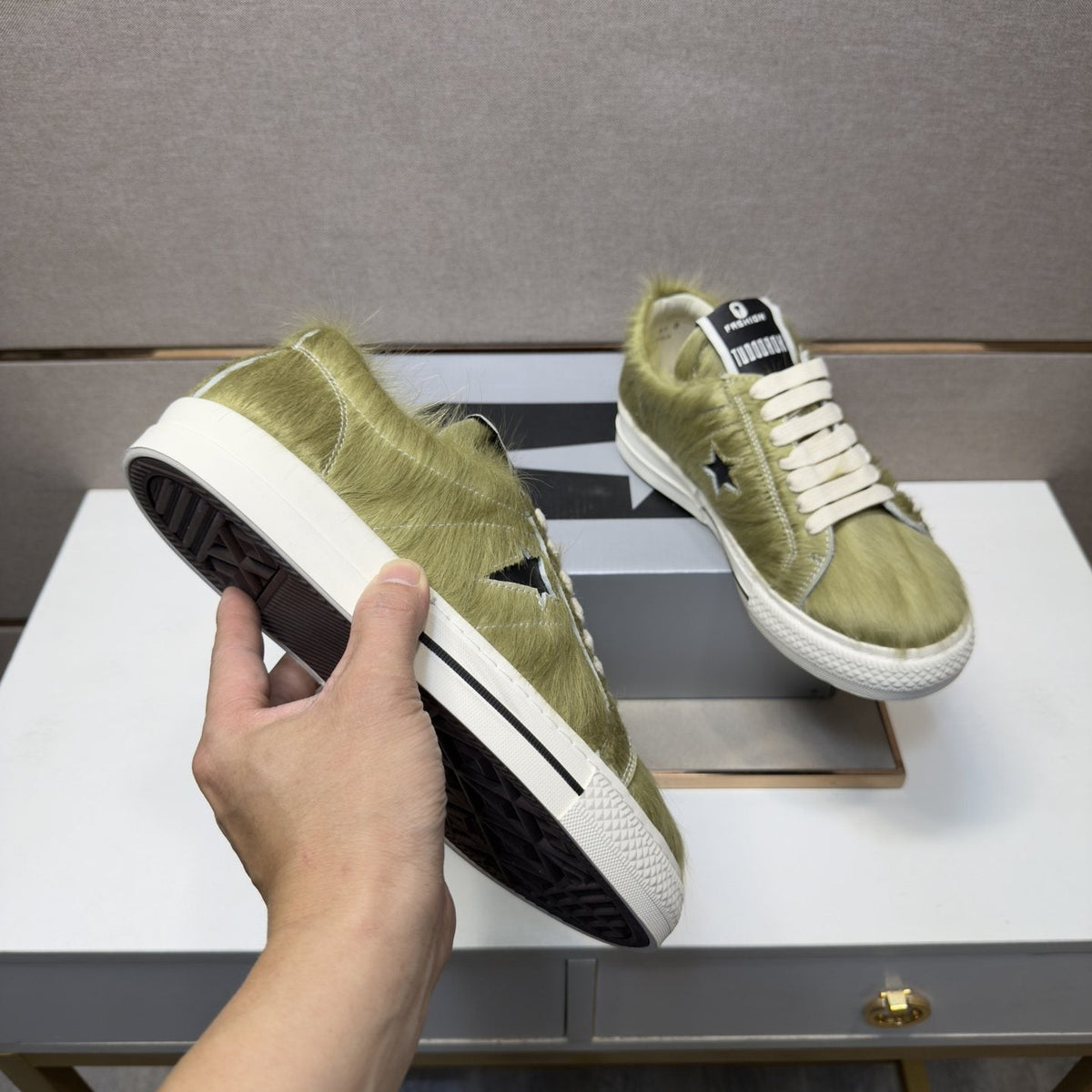 Converse Textured Low-Top Sneakers — front