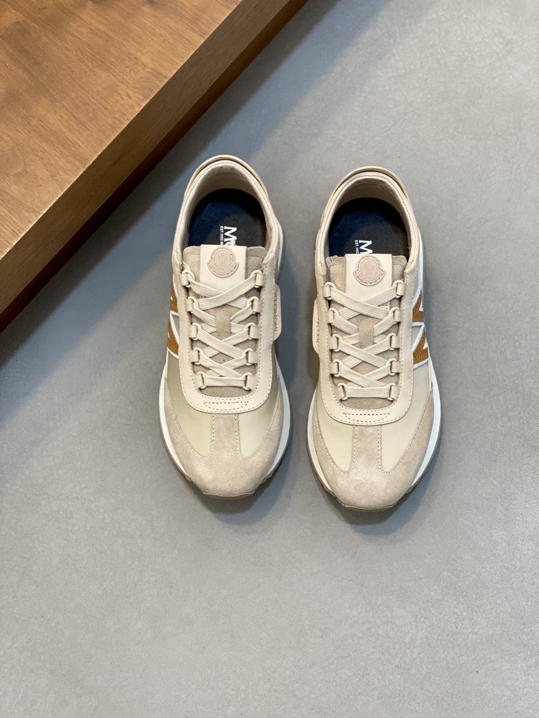 Moncler Men's Low-Top Mesh Sneakers — front