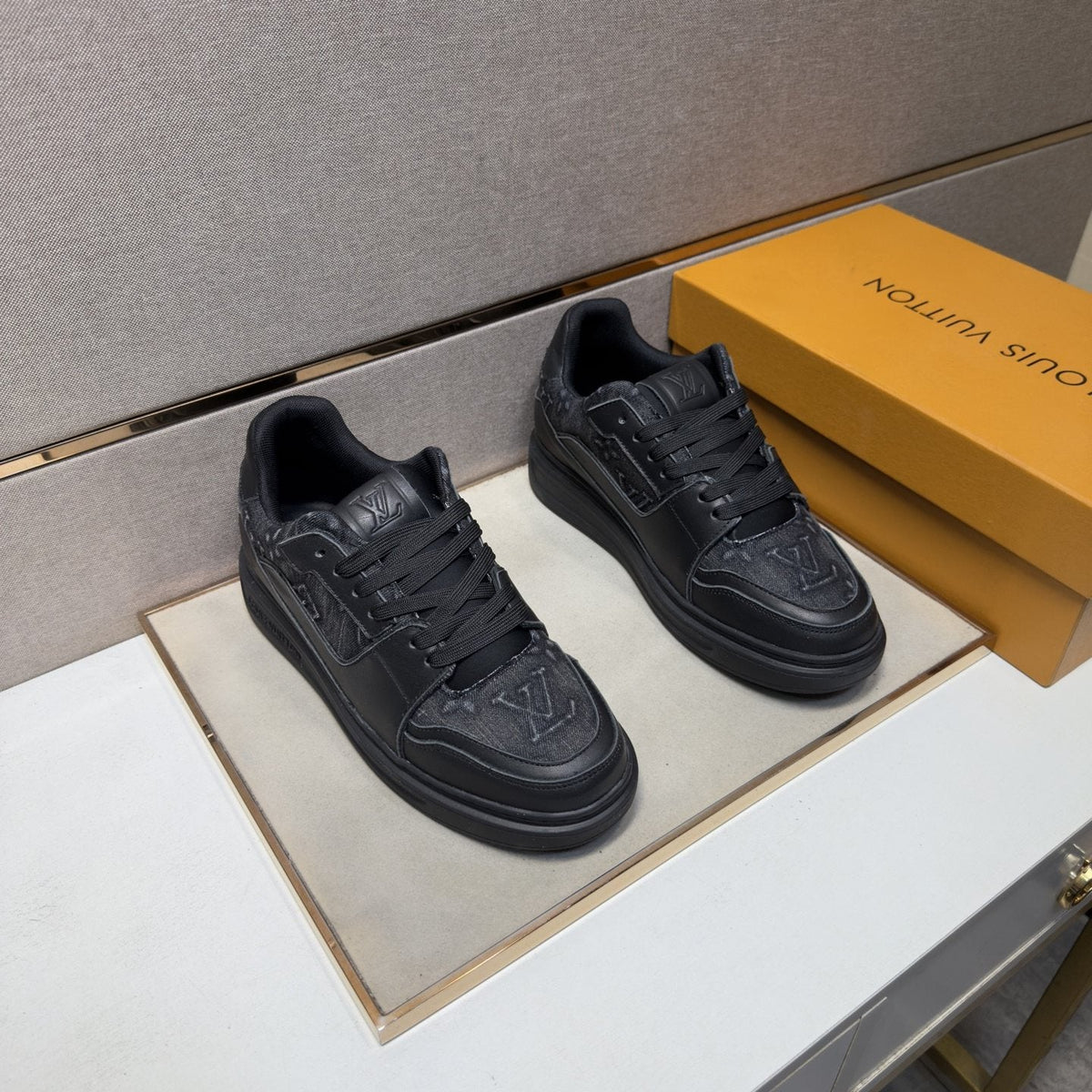 Louis Vuitton Panel Low-Top Sneakers — front