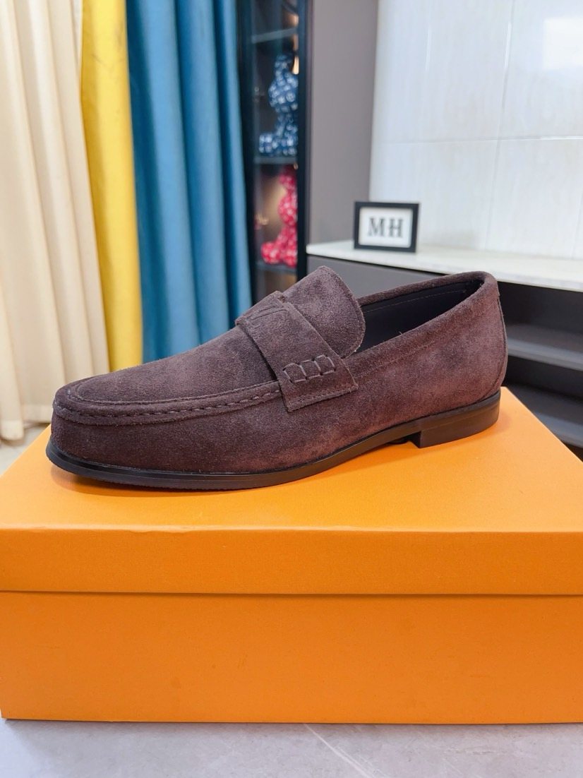 Louis Vuitton Moc-Toe Loafers — front