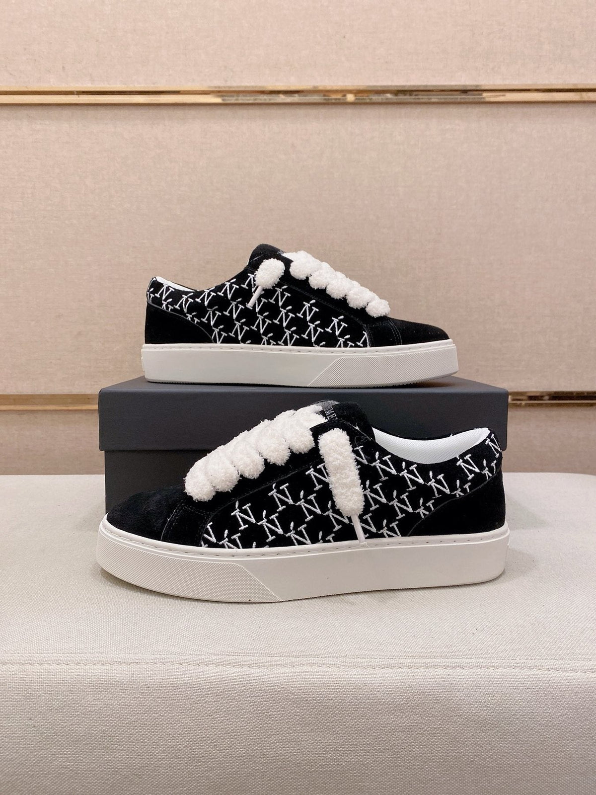 Numeris Suede Low-Top Sneakers — front