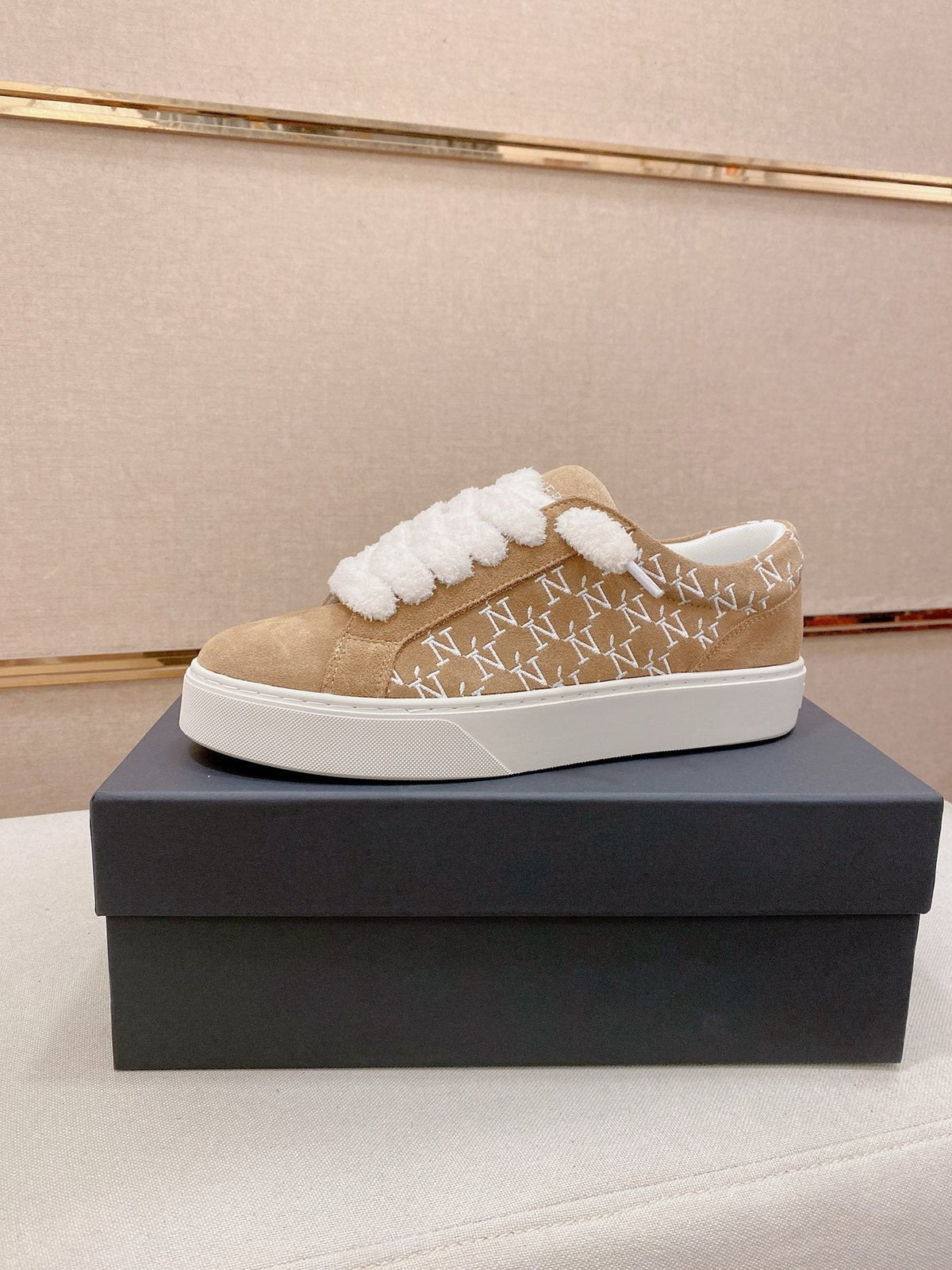 Numeris Suede Low-Top Sneakers — front