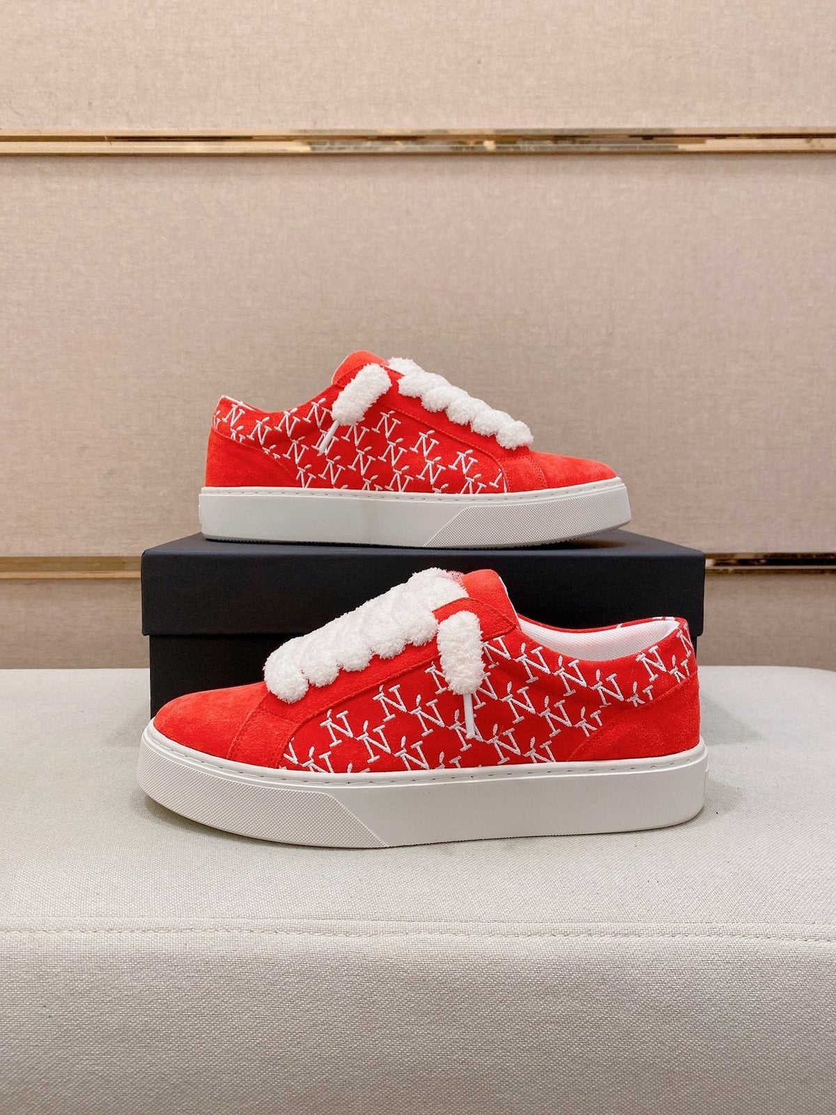 Numeris Suede Low-Top Sneakers — front