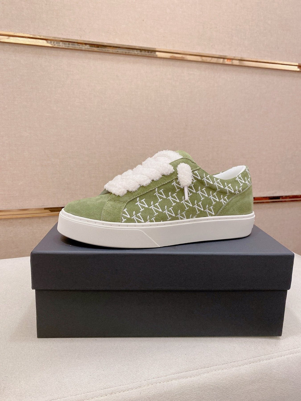 Numeris Suede Low-Top Sneakers — front