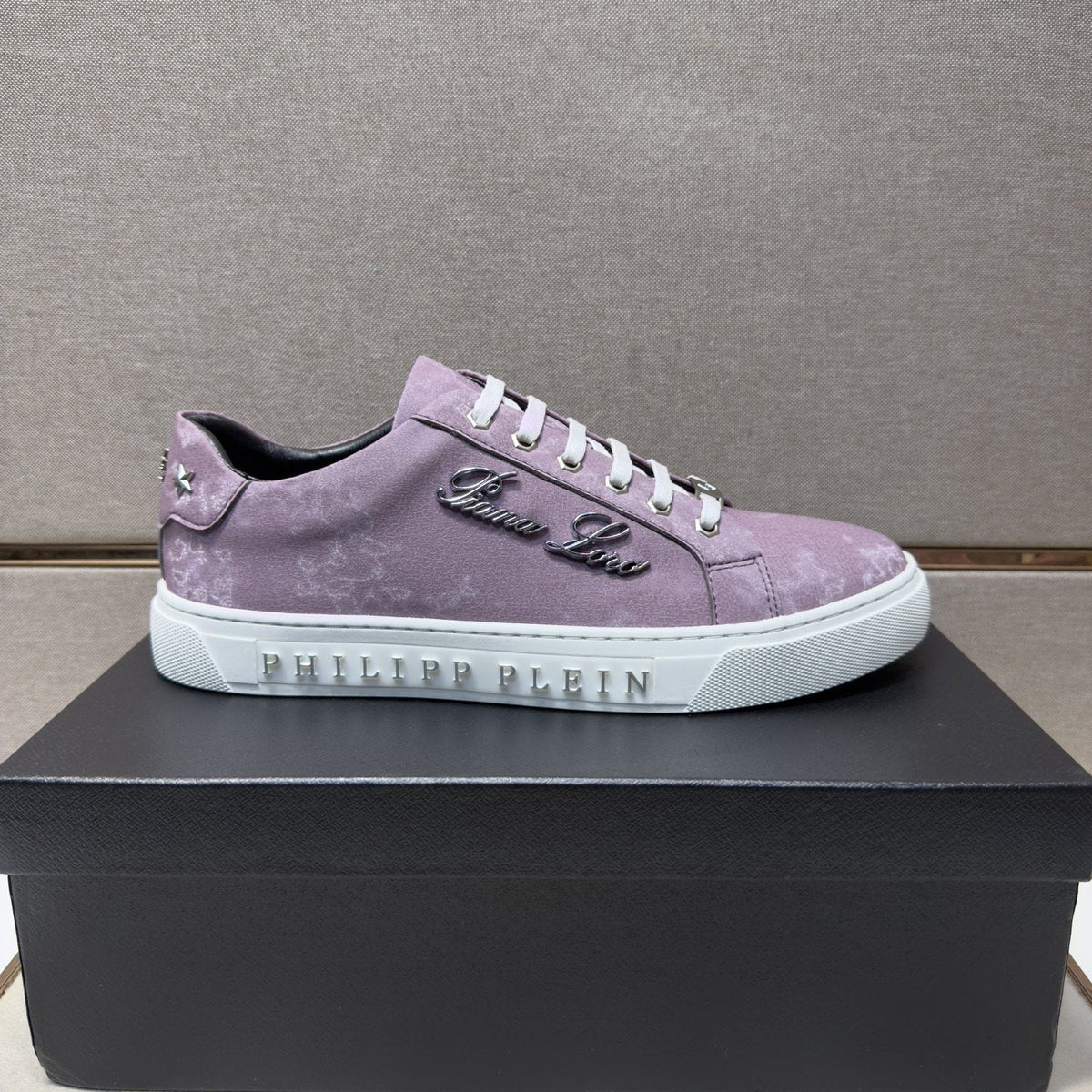 Philipp Plein Script Detail Low-Top Sneakers — front