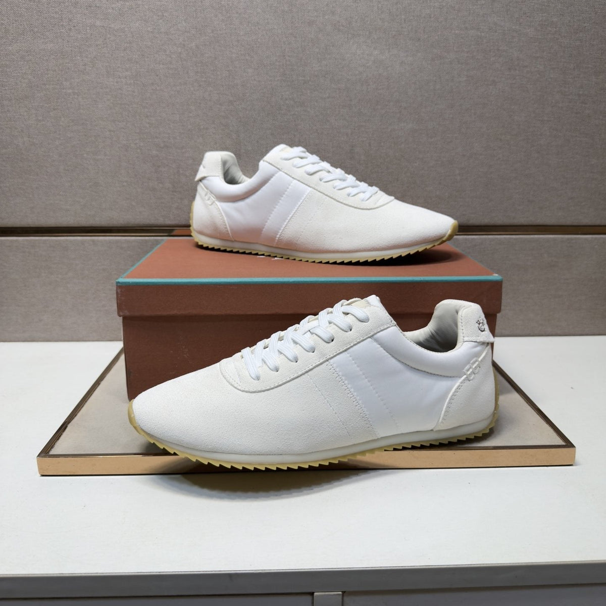 Low-Top Lace-Up Sneakers — front
