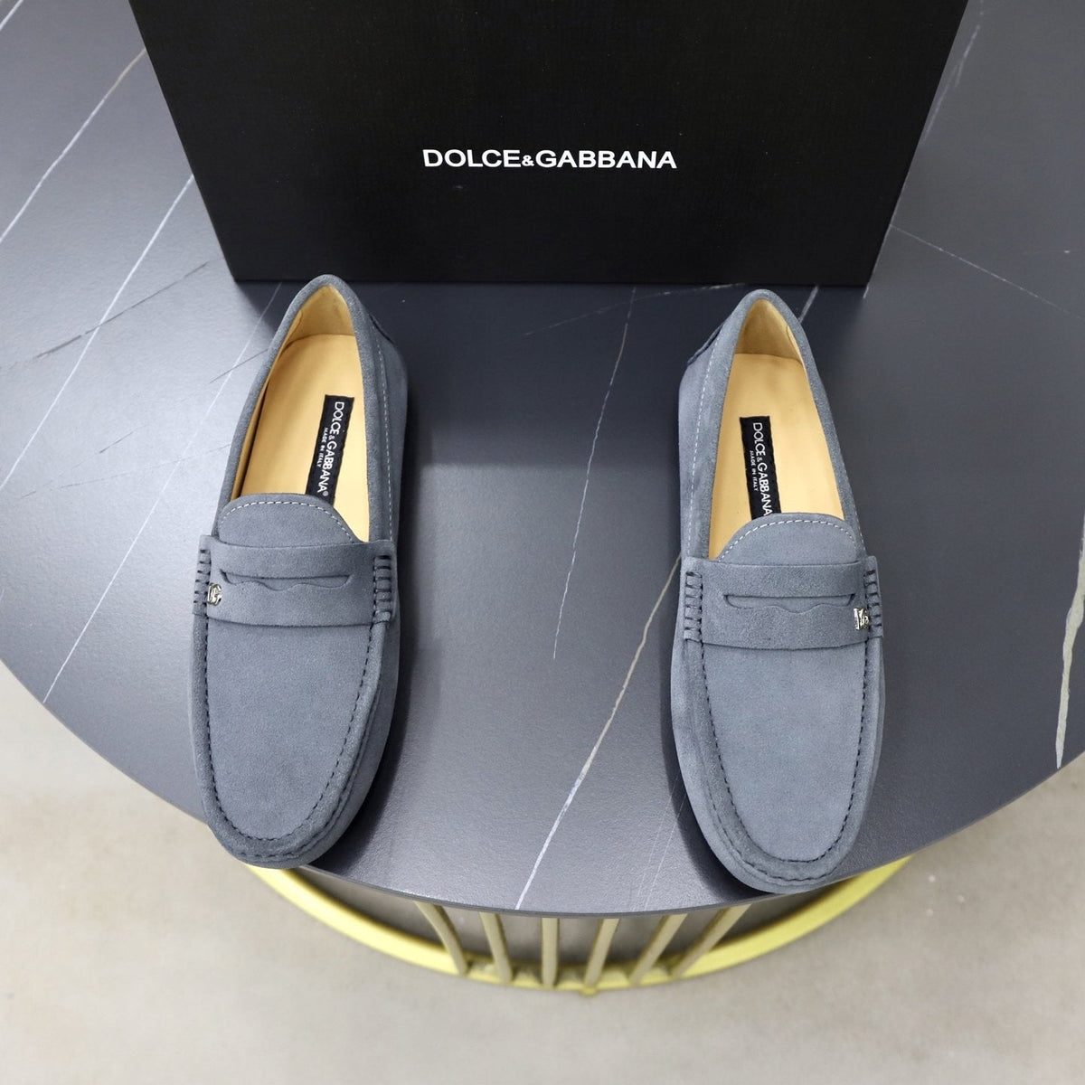 Dolce & Gabbana Moc-Toe Loafers — front