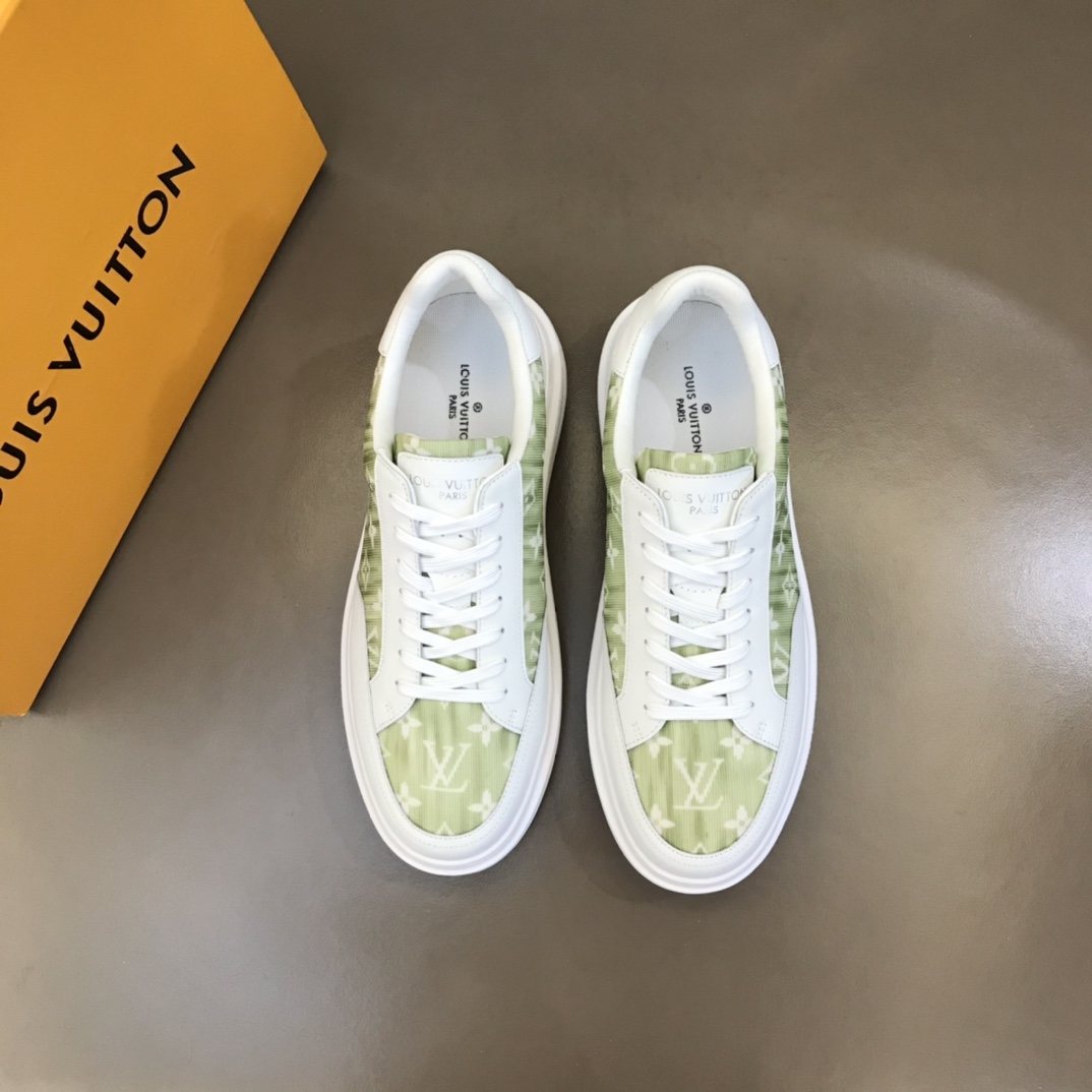 Louis Vuitton Monogram Panel Low-Top Sneakers — front