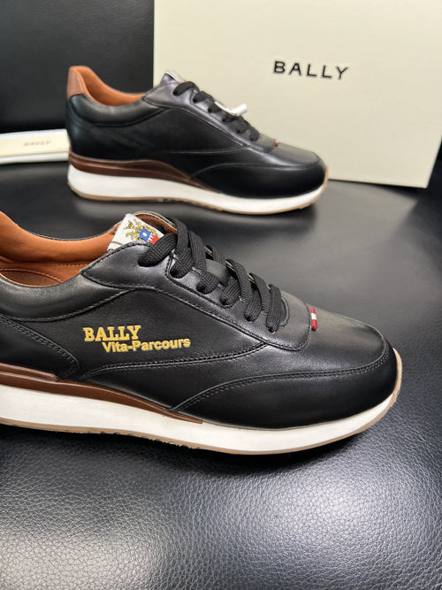 BALLY Black and Brown Low-Top Sneakers — hero