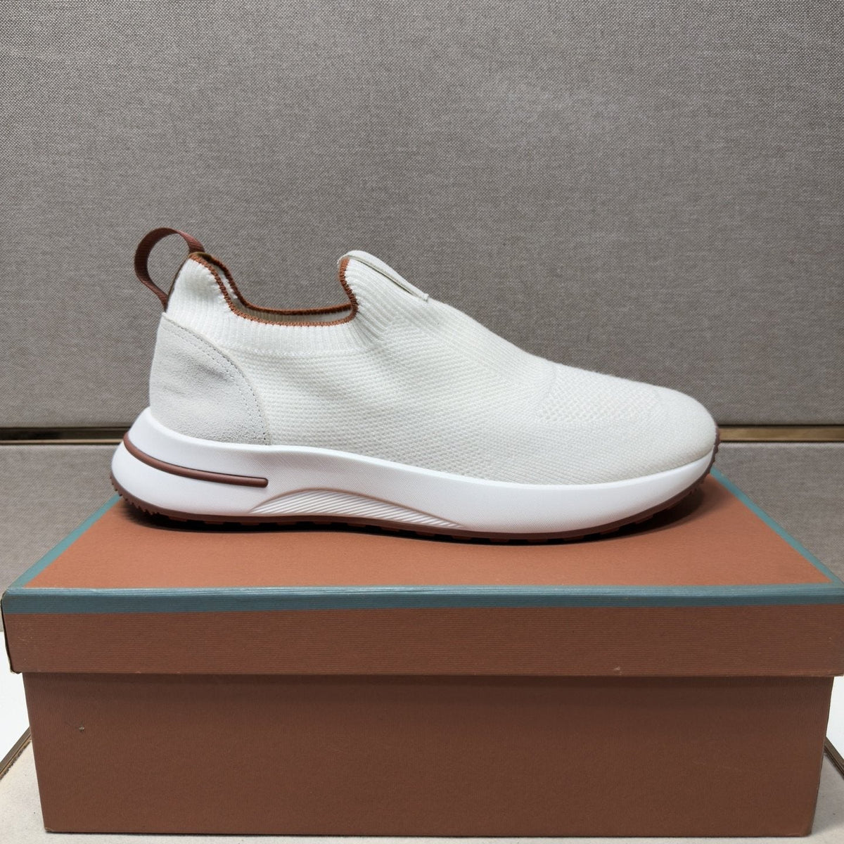 Men’s Textured Slip-On Sneakers — front