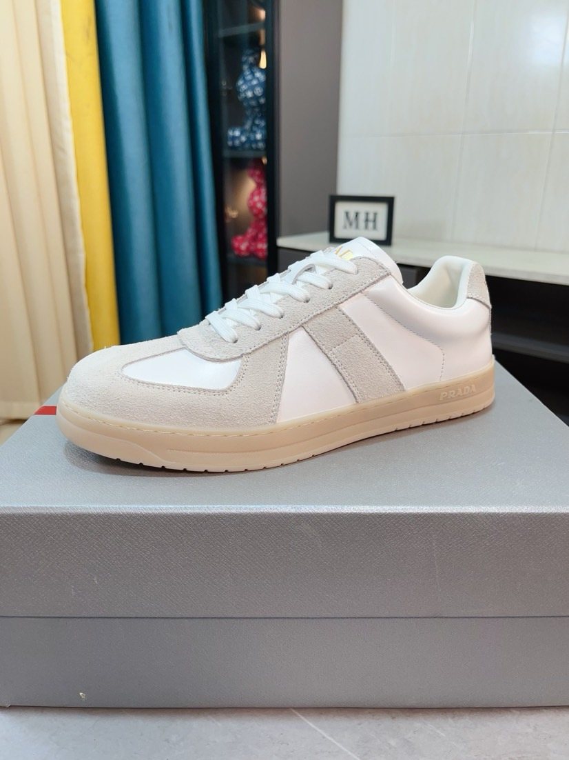 Prada Contrast Panel Sneakers — front