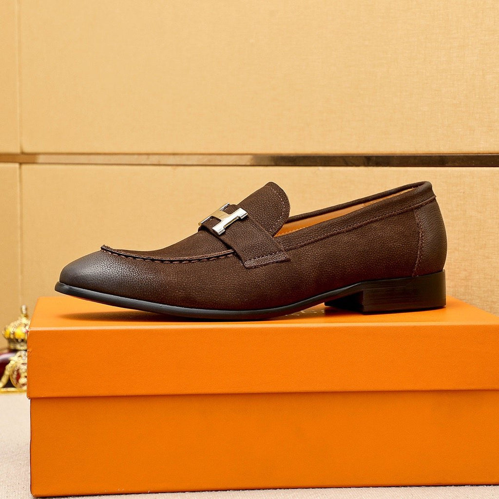 Hermès H-Hardware Loafers — side