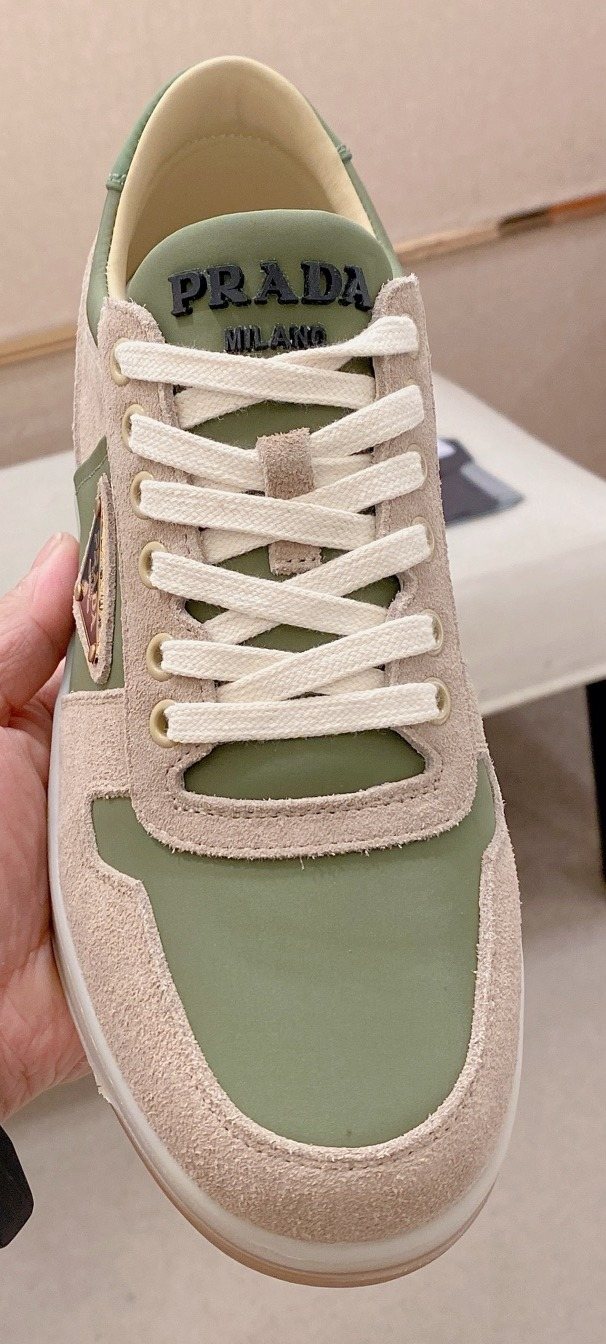 Prada Panel Low-Top Sneakers — front