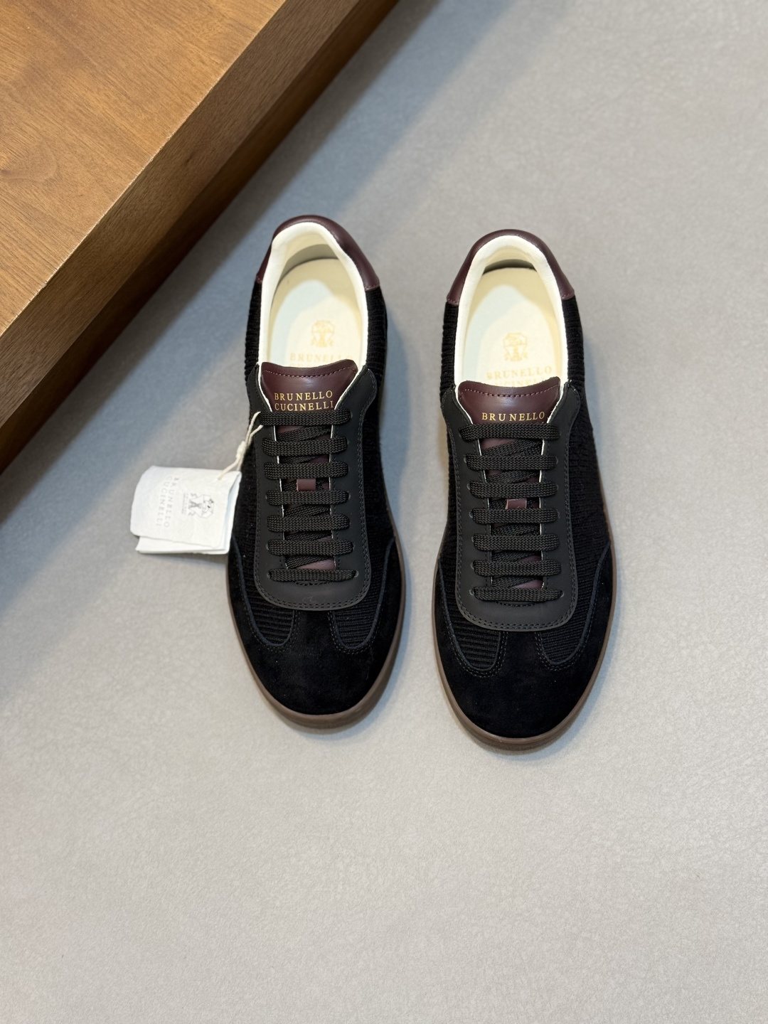 Brunello Cucinelli Low-Top Suede Sneakers — front