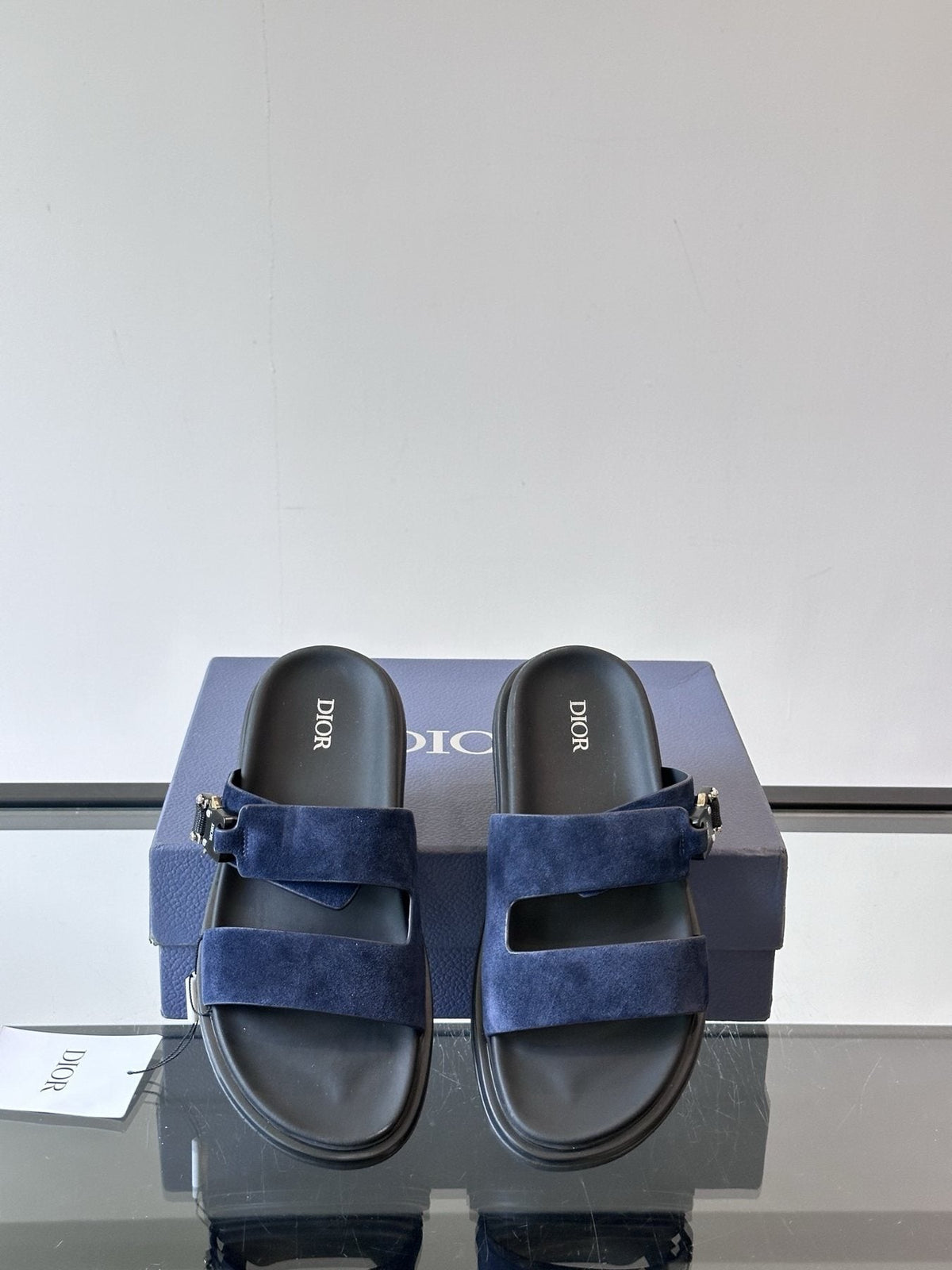 Dior Two-Strap Slide Sandals — front