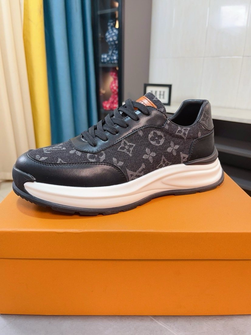Louis Vuitton Monogram Low-Top Sneakers — front