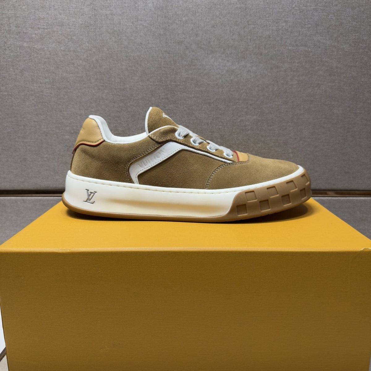 Louis Vuitton Paneled Low-Top Sneakers — front