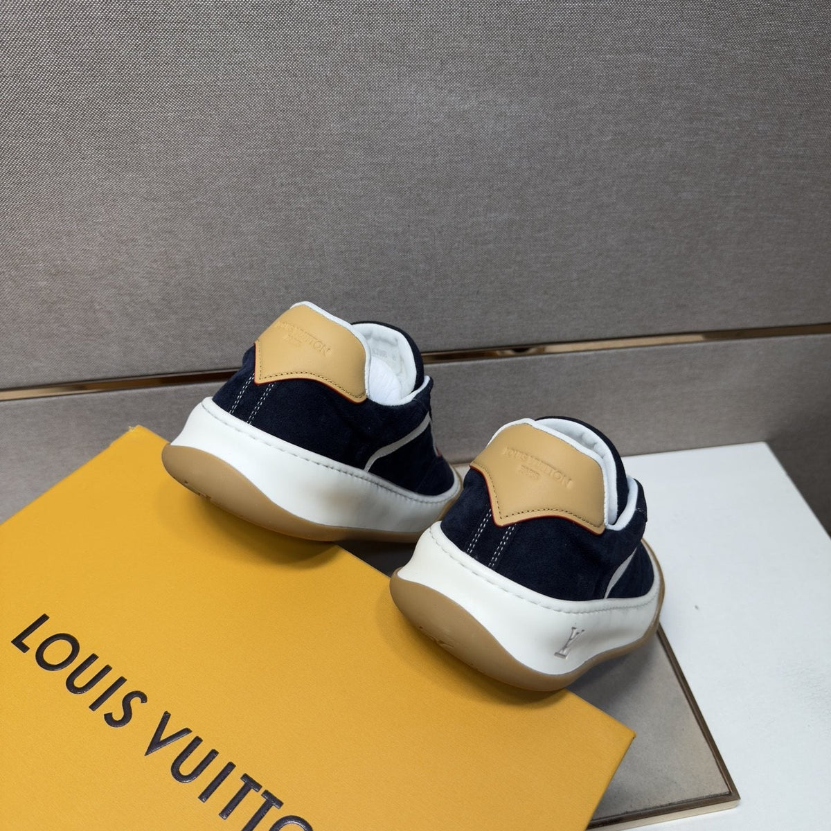 Louis Vuitton Paneled Low-Top Sneakers — front