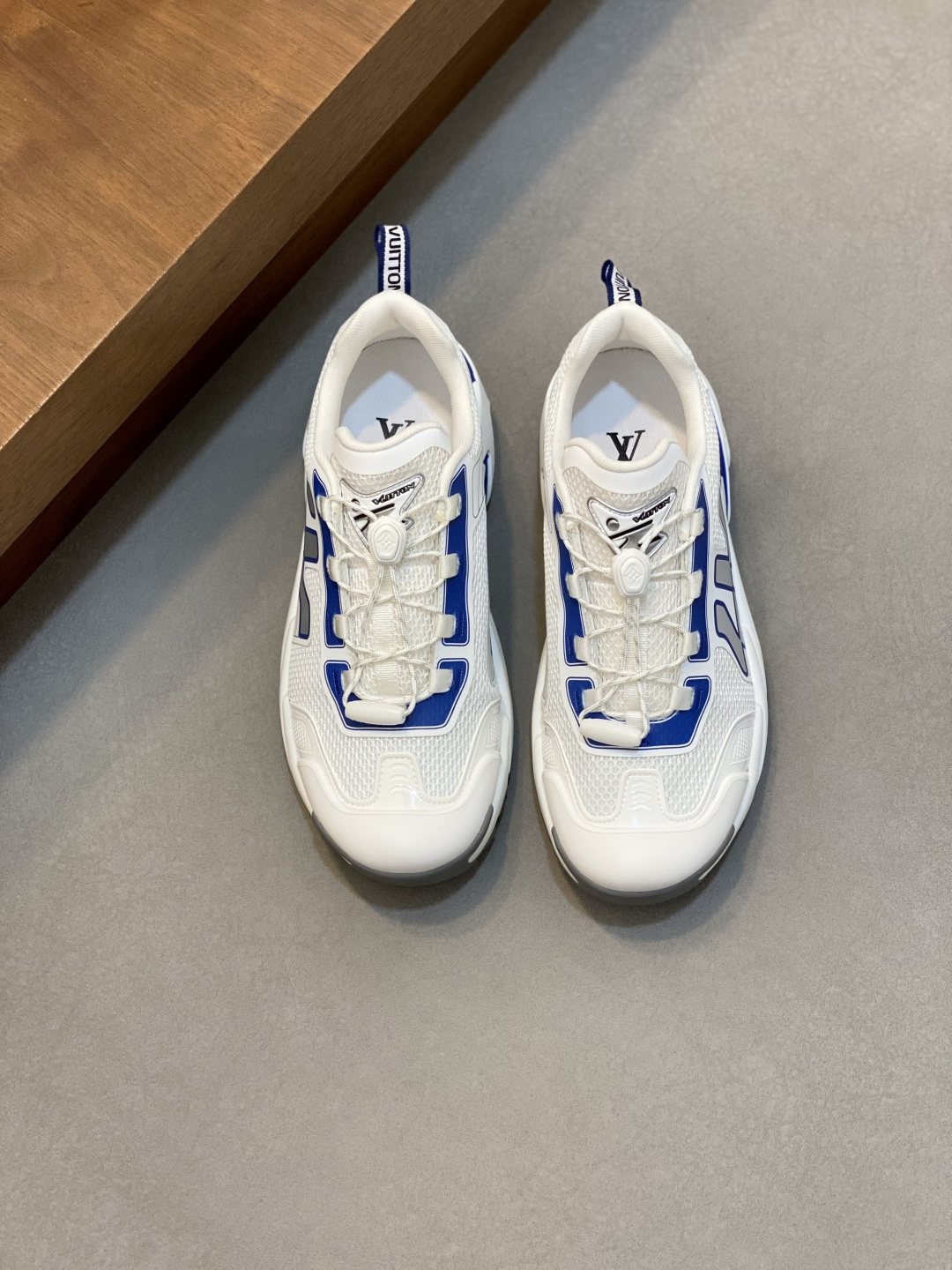 Louis Vuitton Paneled Mesh Sneakers — front