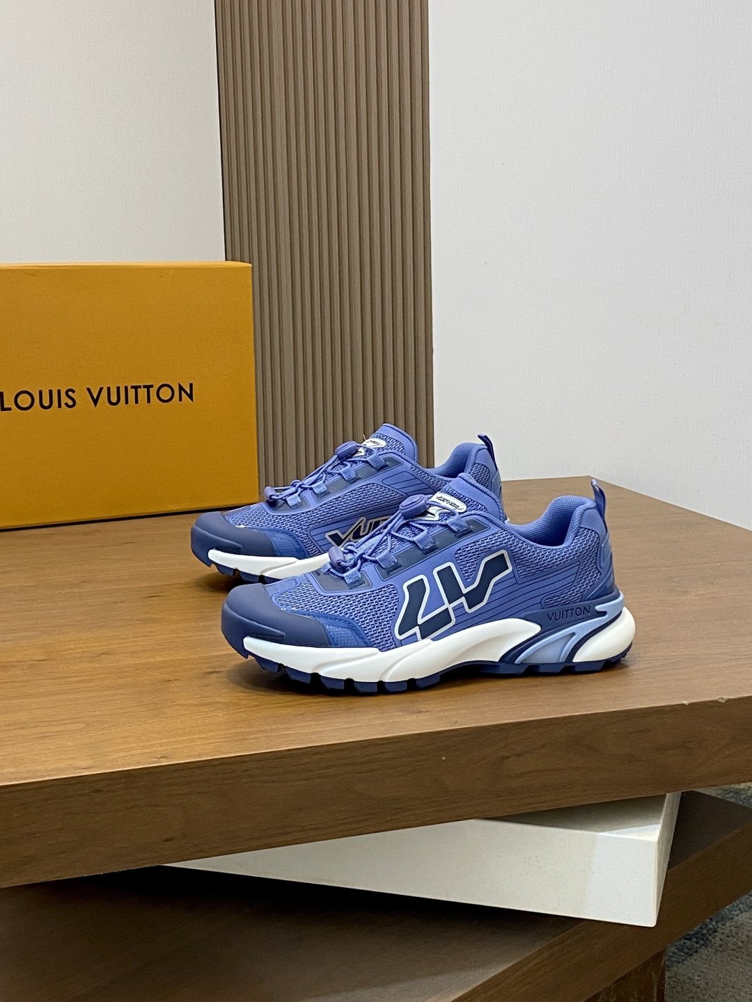 Louis Vuitton Paneled Mesh Sneakers — front