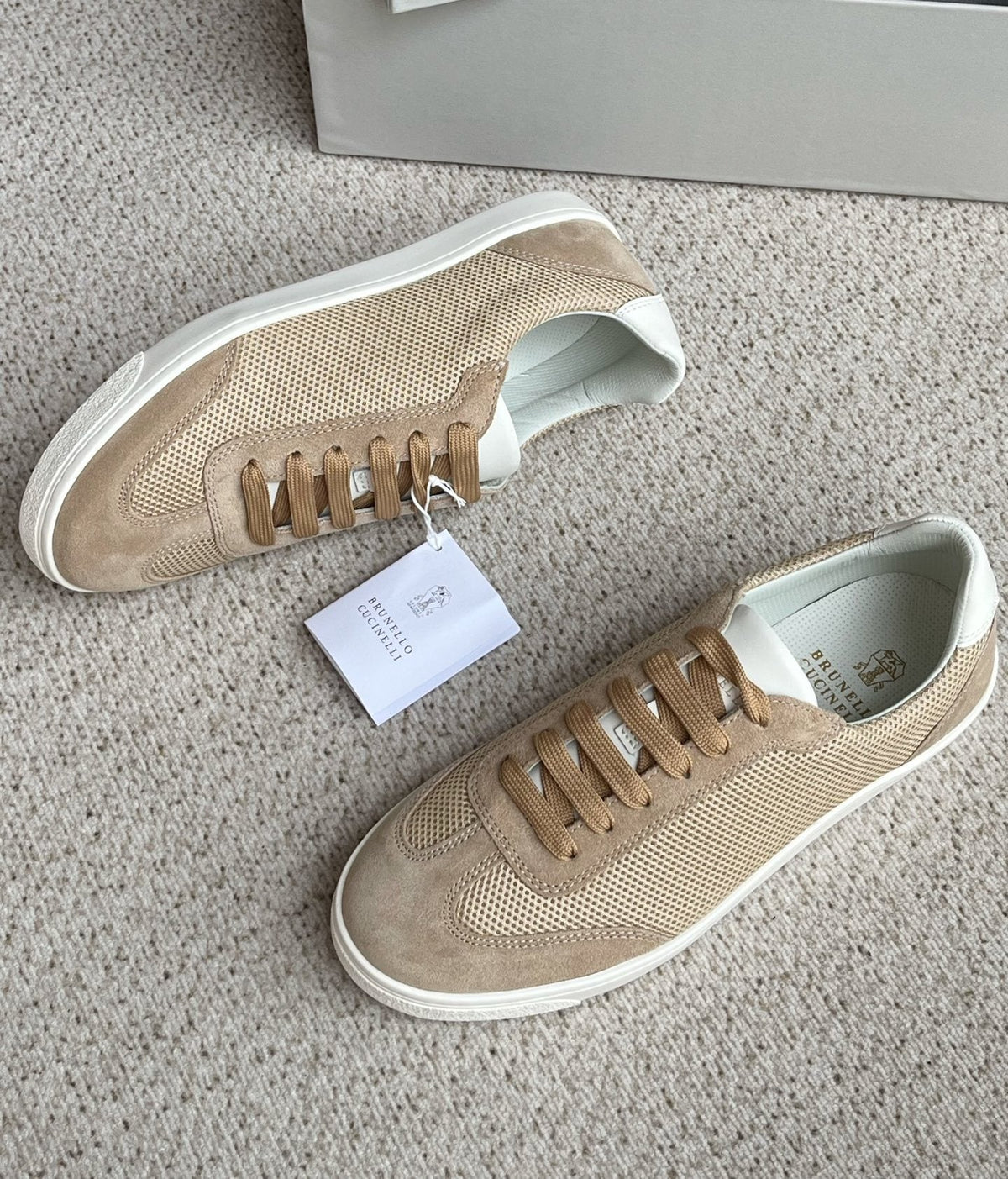Brunello Cucinelli Low-Top Lace-Up Sneakers — front