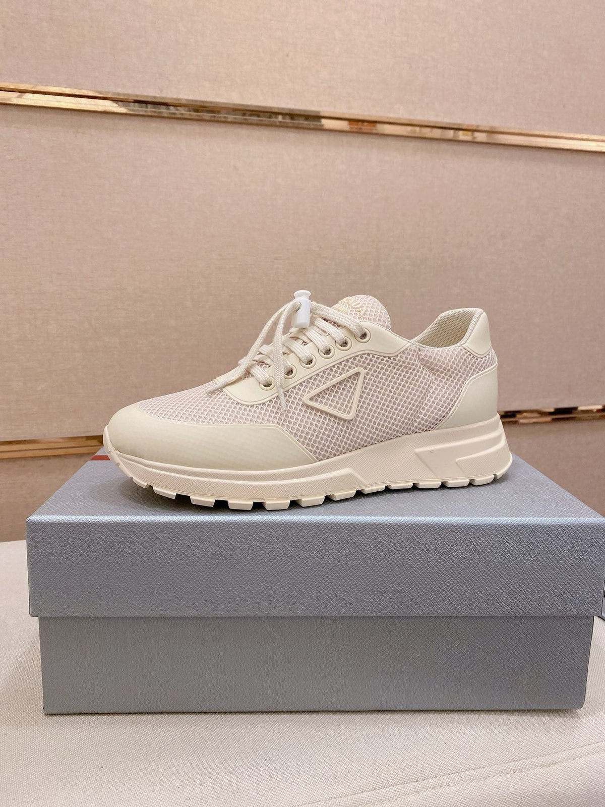 Prada Knit Low-Top Sneakers — front