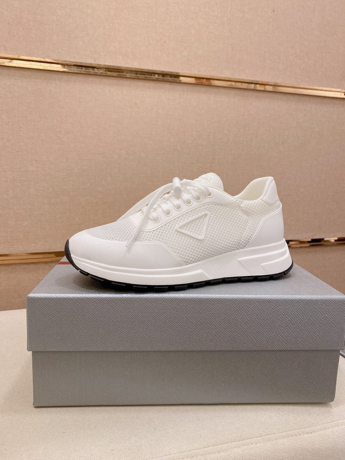 Prada Knit Low-Top Sneakers — front