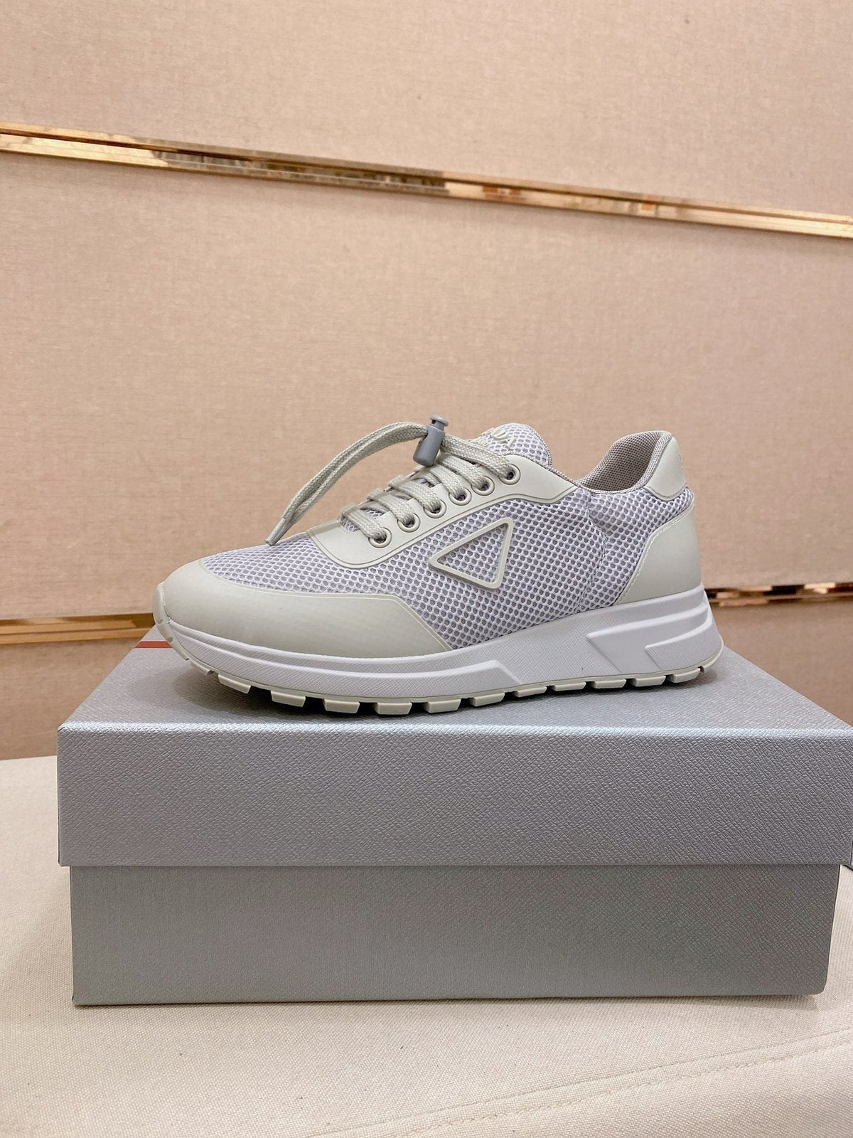 Prada Knit Low-Top Sneakers — front