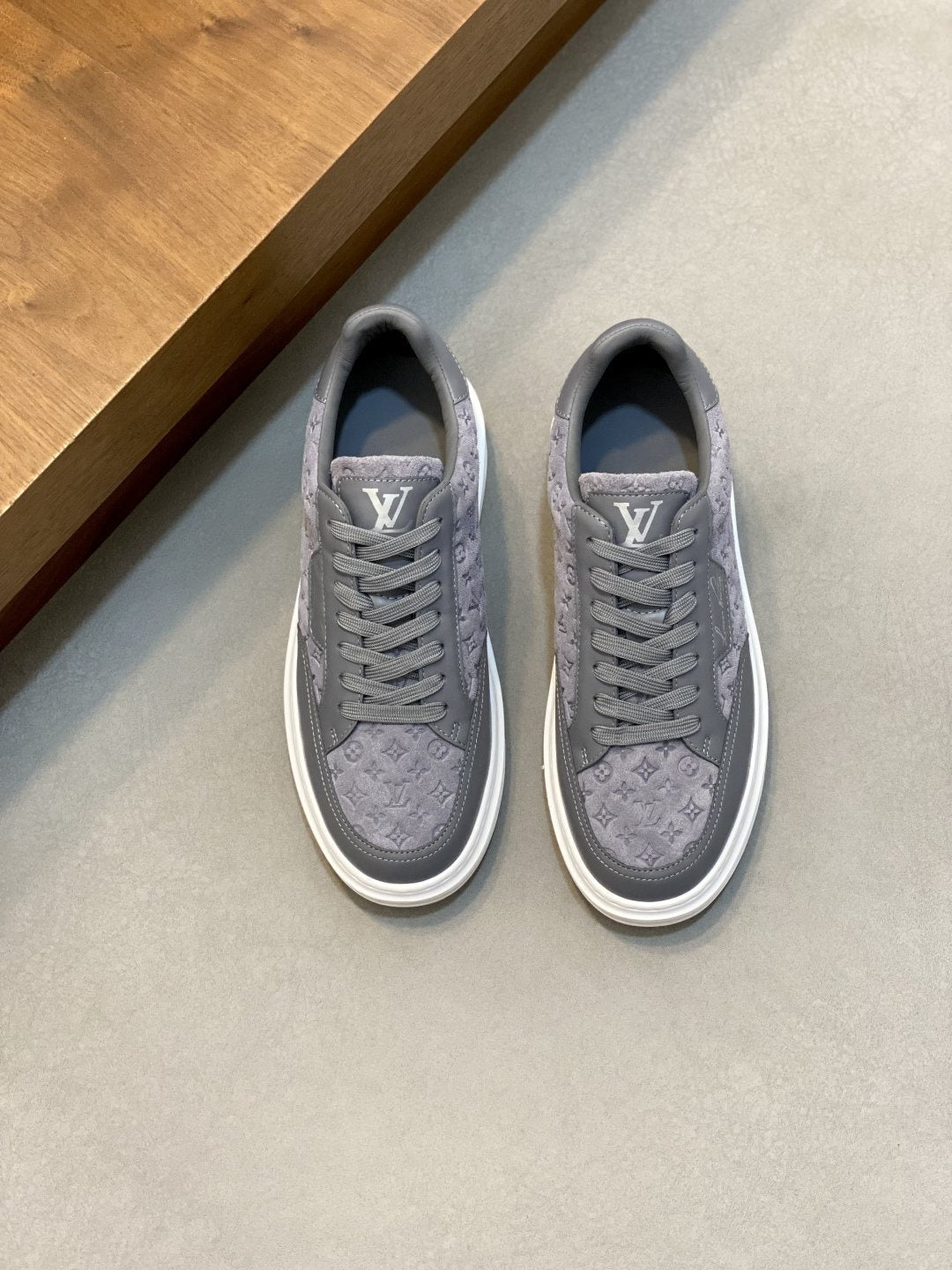 Louis Vuitton Monogram Low-Top Sneakers — front