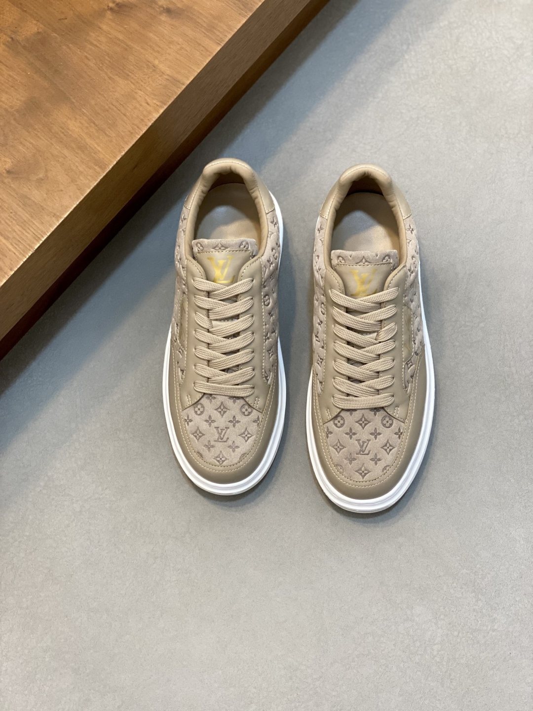 Louis Vuitton Monogram Low-Top Sneakers — front