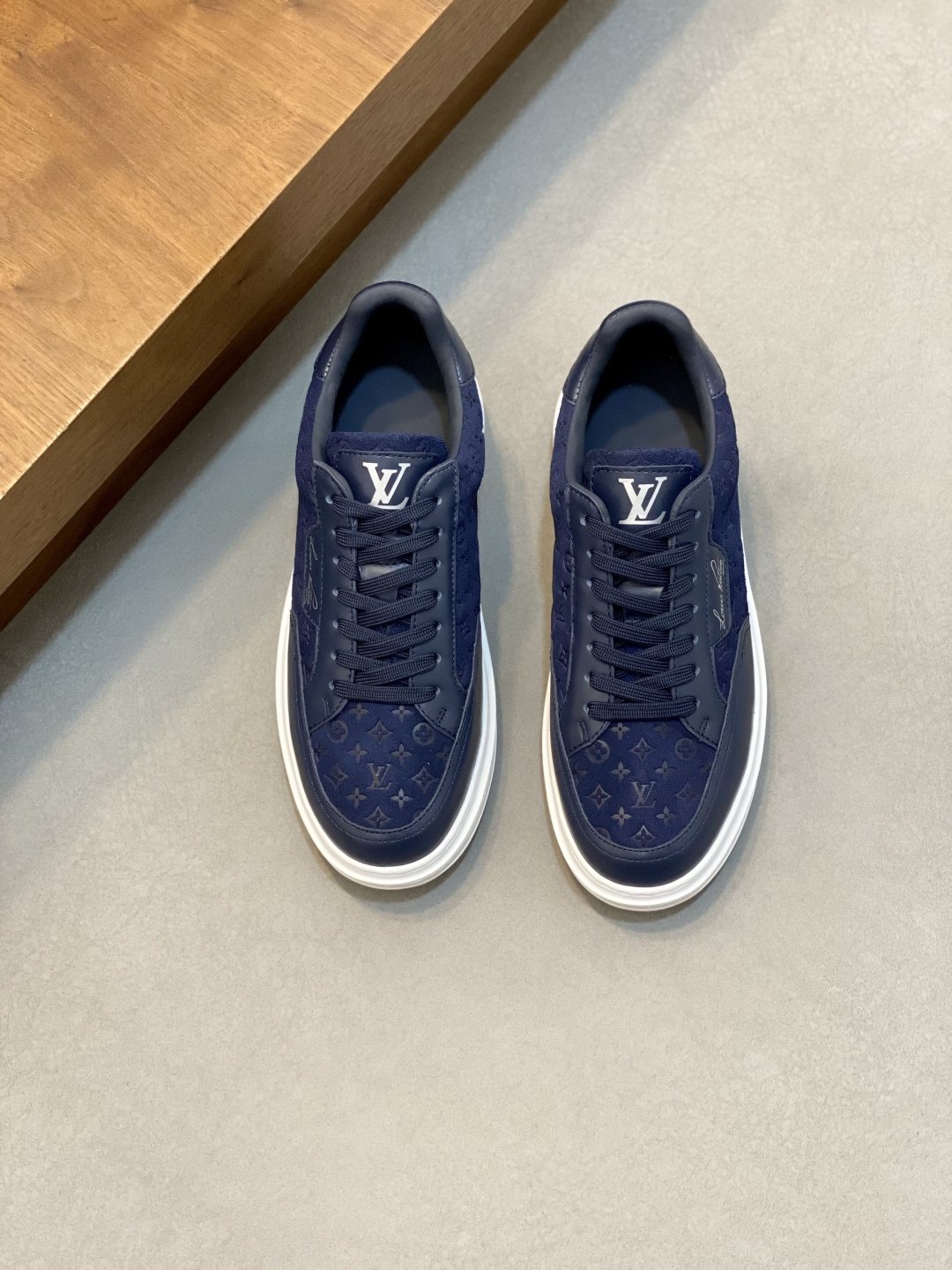 Louis Vuitton Monogram Low-Top Sneakers — front